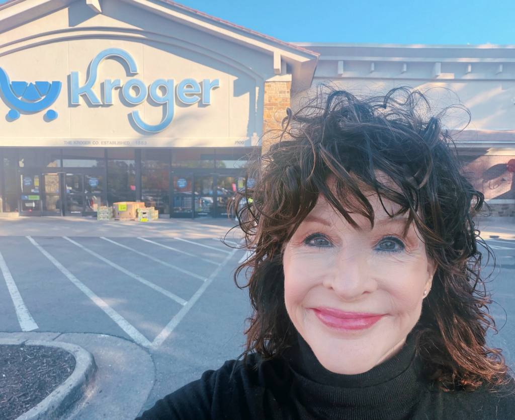 First trip to Kroger after realizing Bud could not be there.